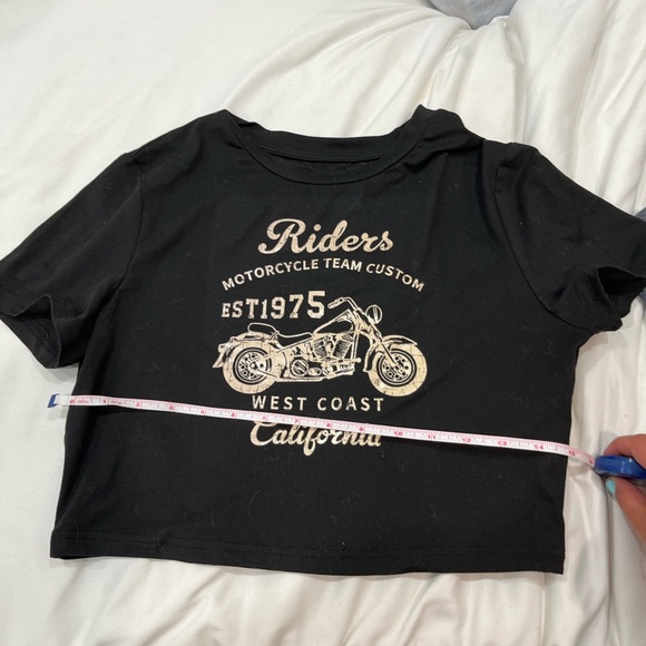 Riders by Lee Black Tee with Motorcycle Graphic - Picture 3 of 5